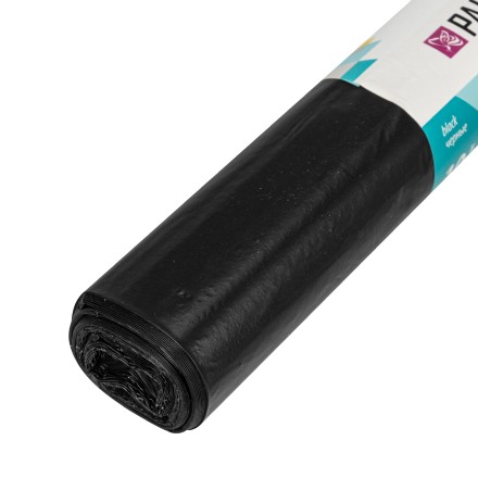 Пакеты для мусора 120 л x 10 шт., ПВД прочные черные, длинный ролик, Home Palisad 927265 купить в Нефтеюганске