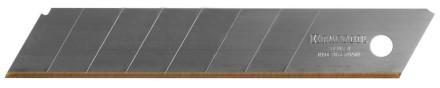 Лезвие &quot;SOLINGEN&quot; сменное, KRAFTOOL 09605-TIN-18-S5, сегментиров, нитрид титана, многоуровневая закалка, 8 сегментов, 18мм, 5шт 09605-TIN-18-S5_z01 купить в Нефтеюганске