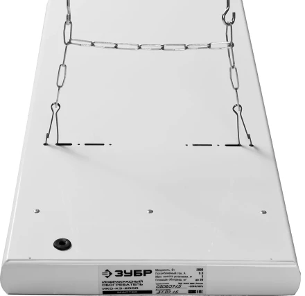 Обогреватель ЗУБР &quot;МАСТЕР&quot; инфракрасный, рифлёная панель, потолочный, закрытого типа, ТЭН, 2,0кВт, 3,0 м, 220В ИКО-К3-2000 купить в Нефтеюганске