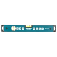 Уровень алюминиевый 400 мм магнитный 2 глазка Magnetisch Gross 33710