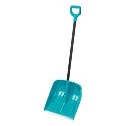 Лопата для уборки снега Palisad 61678, полипропилен, 450х450х1355 мм, алюминиевый черенок, усиленная, LUXE
