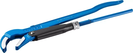 Ключ трубный рычажный ЗУБР &quot;ПРОФЕССИОНАЛ&quot;, изогнутые губки, цельнокованый, Сr-V, № 2,  1,5&quot; 27337-2_z01 купить в Нефтеюганске