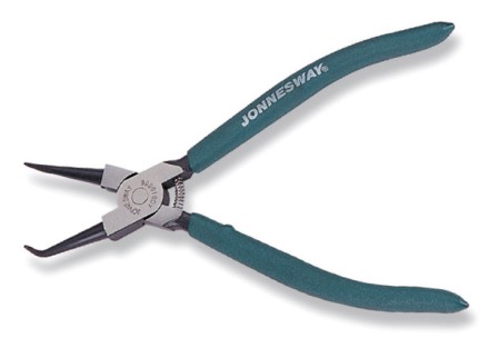 Щипцы для  стопорных колец  сжим загнутые  7&quot; AG010005  Jonnesway 47013 купить в Нефтеюганске