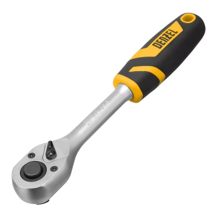 Набор инструментов Denzel 15801, 1/2&quot;, 1/4&quot;, CrV, S2, пластиковый кейс, 64 предмета купить в Нефтеюганске