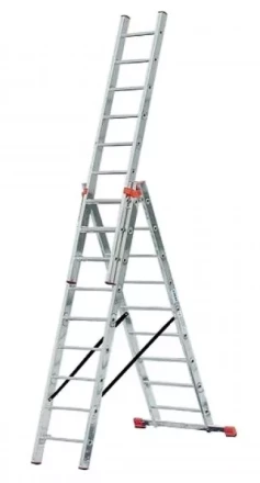 Лестница 3-х секционная алюминиевая 3*9 1013306 купить в Нефтеюганске