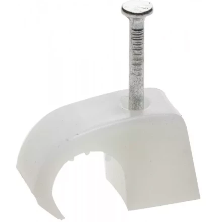 Скоба-держатель для кабеля, универсальная, с оцинкованным гвоздем, 4-7 мм, 60 шт, STAYER Master 45050-04-07 45050-04-07 купить в Нефтеюганске