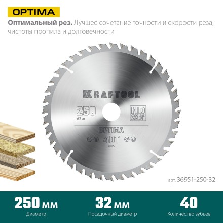 Диск пильный OPTIMA, повышенный ресурс 36951-250-32 купить в Нефтеюганске