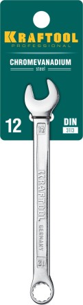 Ключи комбинированные KRAFTOOL, Cr-V, DIN 3113 27079-12 купить в Нефтеюганске