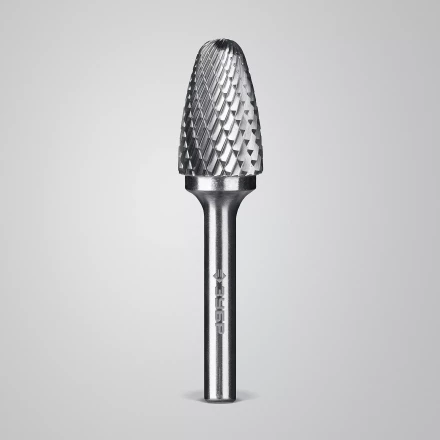 Зубр Твердосплавная борфреза F - парабола с закругленным углом, 16 х 25 мм, радиус 4.0 мм (28805-16-25) купить в Нефтеюганске