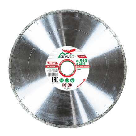 Диск алмазный 1A1RSS ALLIGATOR SKYWER 510*4,0*10*38T*25,4 mm купить в Нефтеюганске