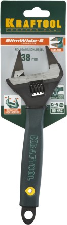 Ключ разводной SlimWide-S, 200 / 38 мм, KRAFTOOL 27263-20 купить в Нефтеюганске