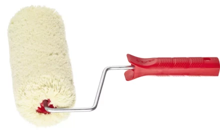 Валик ЗУБР &quot;МАСТЕР&quot; ФАСАДНЫЙ &quot;СИНТЕКС&quot;, полиакрил 18мм, ручка 6мм, d=50/180мм 03507-18 купить в Нефтеюганске