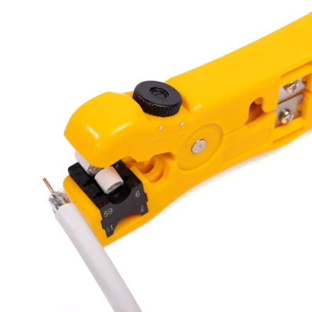 Стриппер КВТ КС-332 для снятия изоляции с коаксиального кабеля (89440) купить в Нефтеюганске