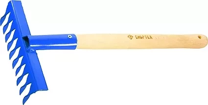 Грабли витые 10-зубые 180 мм с рукояткой 300 мм СИБРТЕХ Россия 61762 купить в Нефтеюганске