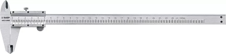 ЗУБР ШЦ-1-250, 250 мм, стальной штангенциркуль, Профессионал (34514-250) купить в Нефтеюганске
