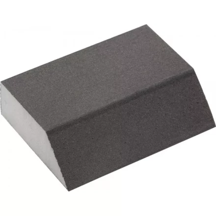 Губка шлифовальная ЗУБР &quot;МАСТЕР&quot; четырехсторонняя угловая, средняя жесткость, Р320, 100х68х42х26мм 35613-320 купить в Нефтеюганске