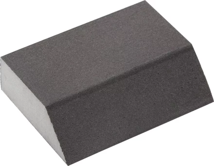 Губка шлифовальная ЗУБР &quot;МАСТЕР&quot; четырехсторонняя угловая, средняя жесткость, Р320, 100х68х42х26мм 35613-320 купить в Нефтеюганске