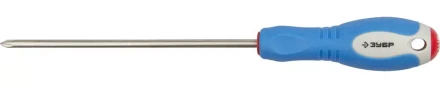 Отвертка ЗУБР, Cr-V сталь, трехкомпонентная рукоятка, цветовая индикация типа шлица, PH №1, 150мм 25252-1-150_z01 купить в Нефтеюганске