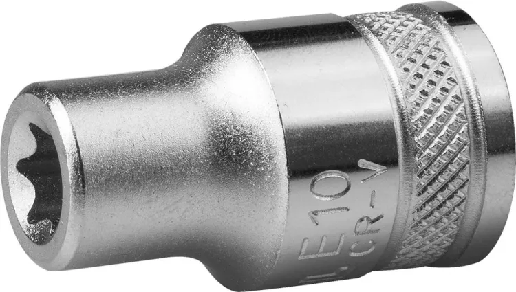 Торцовая головка KRAFTOOL "INDUSTRIE QUALITAT", Cr-V, внешний TORX, хромосатинированная, 1/2", Е 10 27810-10_z01 купить в Нефтеюганске