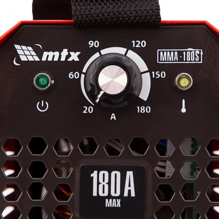 Инверторный аппарат дуговой сварки MTX 94390 MMA-180S, 180 А, ПВ60%, диаметр электрода 1,6-4 мм купить в Нефтеюганске