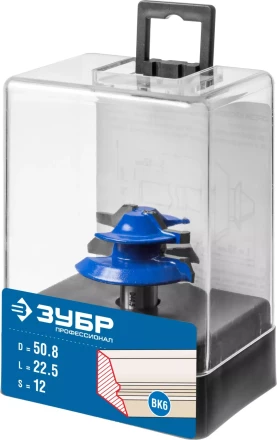 ЗУБР 50.8 x 22 мм, фреза кромочная для углового сращивания, Профессионал (28724-50.8) купить в Нефтеюганске