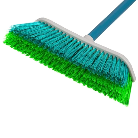 Щетка пластмассовая для подметания пола с комбинированной щетиной, 27 см, с черенком, 120 cм, Home Palisad 935645 купить в Нефтеюганске