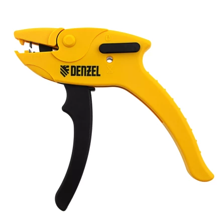 Щипцы для зачистки электропроводов, сечением 0,2-6 мм2, функция обрезания проводов Denzel 17741 купить в Нефтеюганске