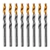 Сверло по металлу, 7,5 мм, HSS-Tin, Golden Tip, 8 шт. Denzel 717218 купить в Нефтеюганске