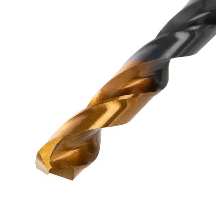 Сверло по металлу, 7,5 мм, HSS-Tin, Golden Tip, 8 шт. Denzel 717218 купить в Нефтеюганске