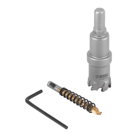 Коронка по металлу твердосплавная, 22 мм Denzel 724004 купить в Нефтеюганске