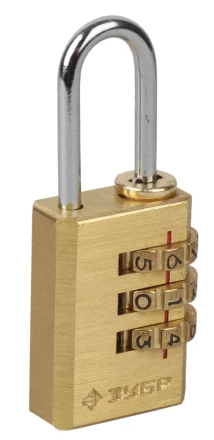 Замок ЗУБР "ЭКСПЕРТ" навесной мини, кодовый, 3 диска 37118-1_z01 купить в Нефтеюганске