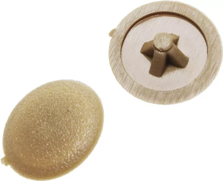 Заглушка декоративная ЗУБР под шуруп, цвет сосна, шлиц №2, ТФ6, 40шт 4-308156-4 купить в Нефтеюганске
