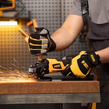 Машина углошлифовальная аккумуляторная бесщет. Denzel BLG-IB-18-125-0, Li-ion, 18 В 27004 купить в Нефтеюганске