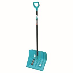 Лопата для уборки снега поликарбонат Palisad 61690, 460х400х1400 мм, алюминиевый черенок, LUXE