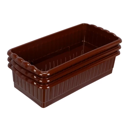 Поддон для рассады Palisad 322х166х82 мм, пластиковый, 3 шт, под 8 горшочков 250 мл., 643442 купить в Нефтеюганске