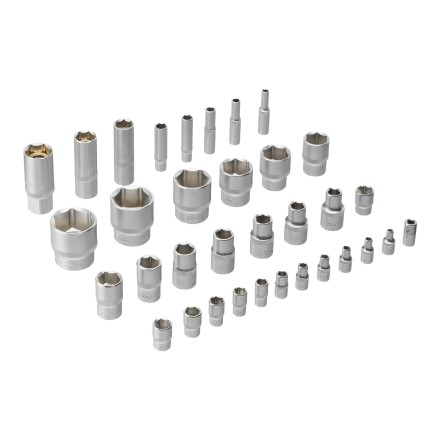 Набор инструментов Denzel 15802, 1/2&quot;, 1/4&quot;, CrV, S2, пластиковый кейс, 84 предмета купить в Нефтеюганске
