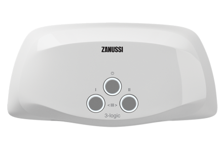 Водонагреватель проточный ZANUSSI 3-logic 6.5 TS душ и кран купить в Нефтеюганске