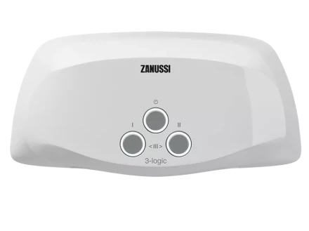 Водонагреватель проточный ZANUSSI 3-logic 6.5 TS душ и кран купить в Нефтеюганске