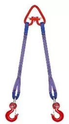 Строп текстильный двухветвевой 2СТ 0.63 т L=7 м РА 60 мм Звено РТ-3 купить в Нефтеюганске