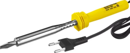 Паяльник STAYER &quot;STANDARD&quot; с пластмассовой рукояткой и долговечным жалом, 100 Вт, клин 55330-100 купить в Нефтеюганске