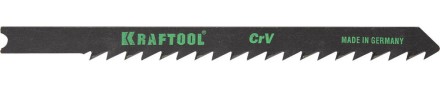 Полотна KRAFTOOL, U144D, для эл/лобзика, Cr-V, по дереву, ДВП, ДСП, быстрый рез, US-хвост., шаг 4мм, 75мм, 2шт 159621-4 купить в Нефтеюганске