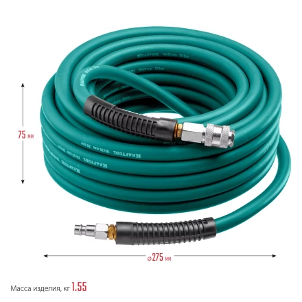 Воздушный шланг KRAFTOOL с фитингами рапид 10х15 мм 06588-10 купить в Нефтеюганске