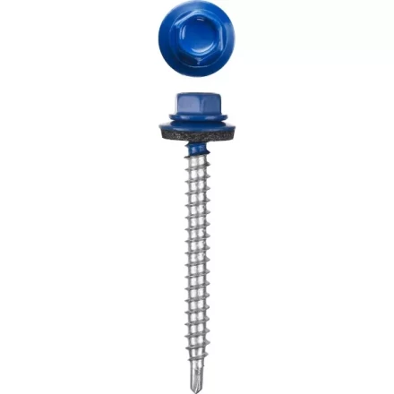 Саморезы СКД кровельные, RAL 5005 синий насыщенный, 35 x 4.8 мм, 380 шт, для деревянной обрешетки, STAYER 30305-48-035-5005 купить в Нефтеюганске