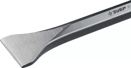 ЗУБР БУРАН, 80 х 400 мм, HEX 28, плоское изогнутое зубило, Профессионал (29372-80-400) купить в Нефтеюганске