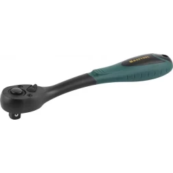 Трещотка для торцовых головок KRAFTOOL "EXPERT", Сr-V сталь, 72 зубца, пластиковое покрытие, 1/2" 27796-1/2_z02