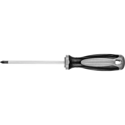 Отвертка MIRAX 25096-1-10, закаленный стержень, двухкомпонентная рукоятка, PH1x100мм 25096-1-10 купить в Нефтеюганске