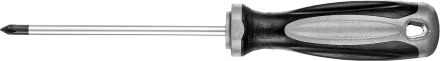 Отвертка MIRAX 25096-1-10, закаленный стержень, двухкомпонентная рукоятка, PH1x100мм 25096-1-10 купить в Нефтеюганске