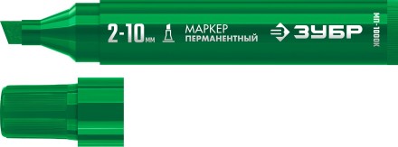 ЗУБР МП-1000К зеленый, 2-10 мм, клиновидный перманентный марке (06333-4) купить в Нефтеюганске