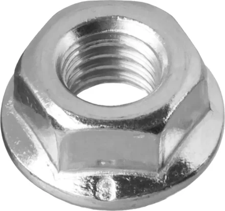 Гайка ЗУБР &quot;МАСТЕР&quot; DIN 6923 с фланцем, класс прочности 8, оцинкованная,  M6, 5кг 303630-06 купить в Нефтеюганске