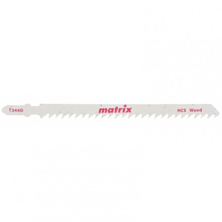 Полотна для электролобзика  по дереву 3 штук T344D 110 x 4 мм HCS MATRIX 78221 купить в Нефтеюганске